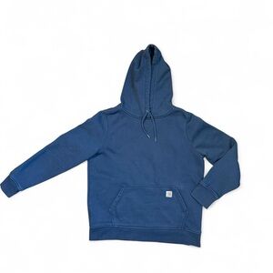 Carhartt Navy Blue Relaxed Fit Hoodie Pullover
